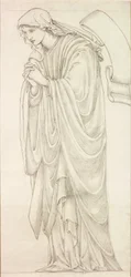 Maria, Zuster van Lazarus - Ontwerp voor Raam van St. Ethelreda